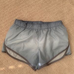 grey athletic shorts